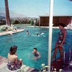 old-photo old shot of social life at twin palms